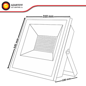 شماتیک پروژکتور اس ام دی 200 وات