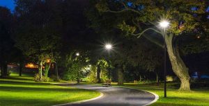 روشنایی ال ای دی فضای سبز
